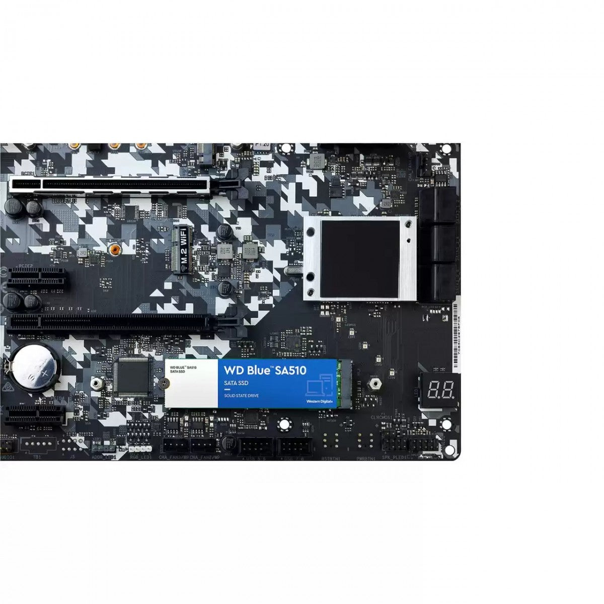 WD Blue SA510 SSD 1To M.2 2280 SATA III 6Gb/s internal single-packed POWERED BY SANDISK