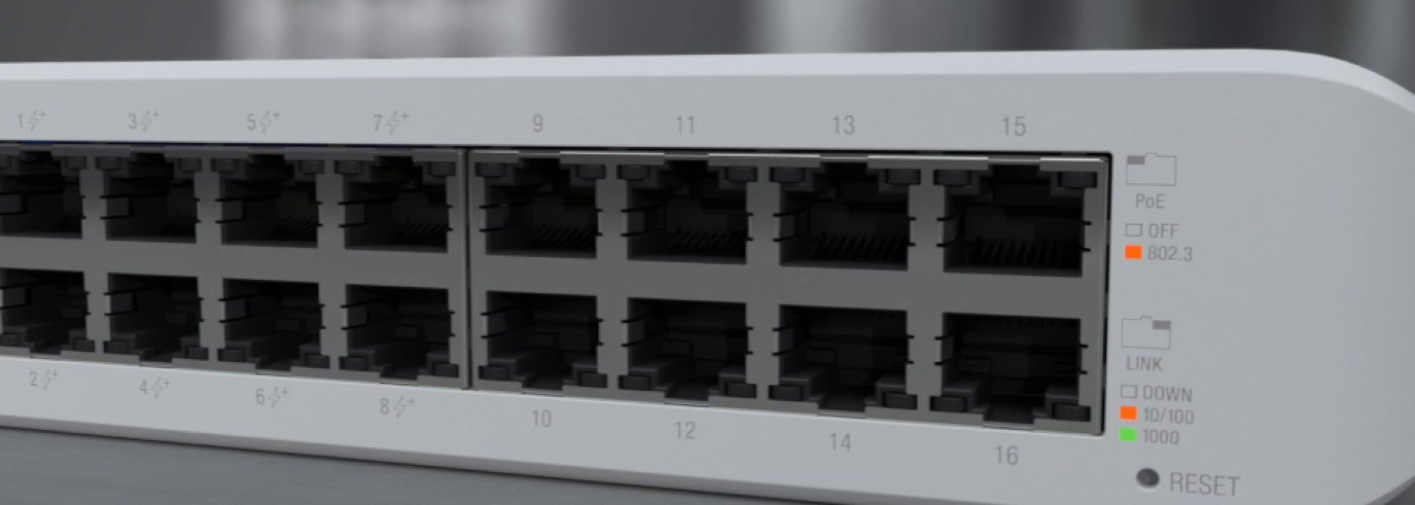 UniFi Desktop 16Port Gigabit Switch with
