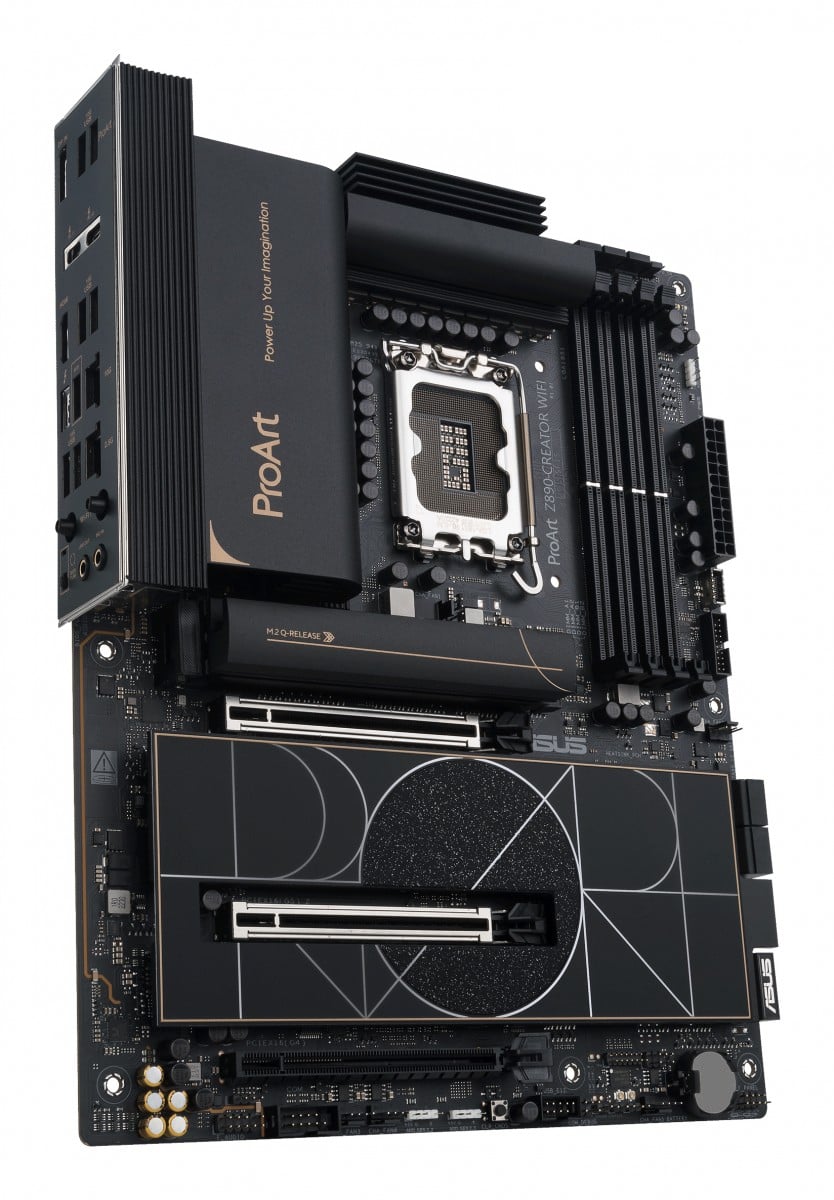 ASUS PROART Z890-CREATOR WIFI LGA1851 4xDDR5 ATX MB 4xSATA 1xHDMI 2.1 3xThunderbolt 5xM.2