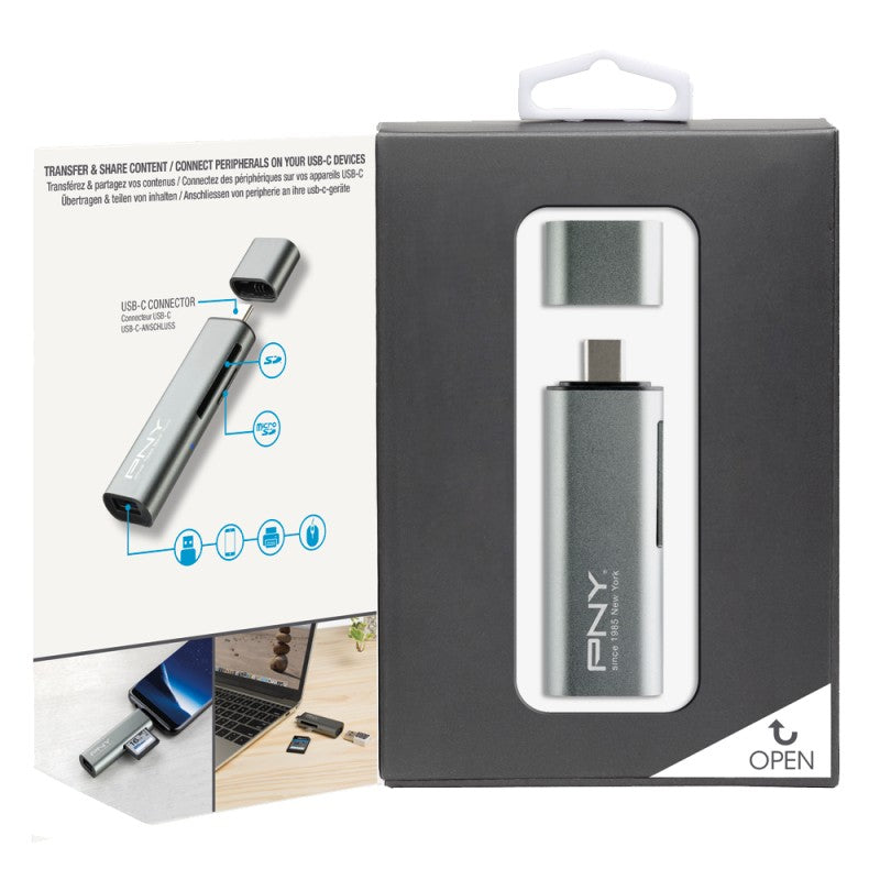 USB-C CARD READER/USB-A ADAPTER