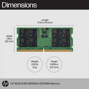 HP 83P91AA module de mémoire 5600 MT/s 262-pin SO-DIMM
