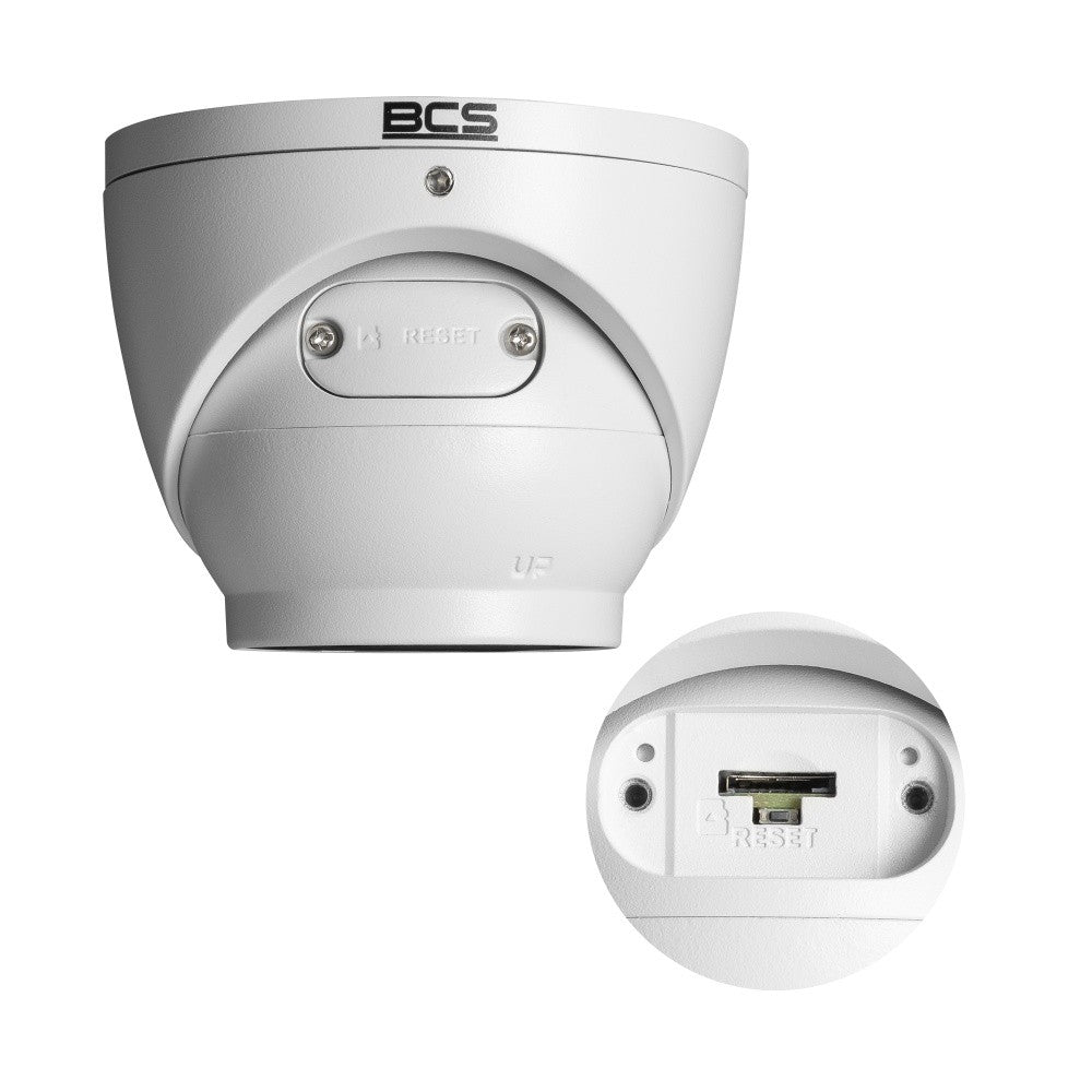 BCS BCS-L-EIP14FCR3L3-Ai1 Caméra dôme IP 4MP avec technologie NightColor et microphone