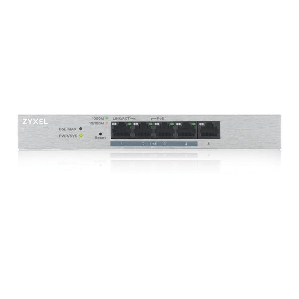 Zyxel GS1200-5HP V2 5 Port Gigabit PoE+