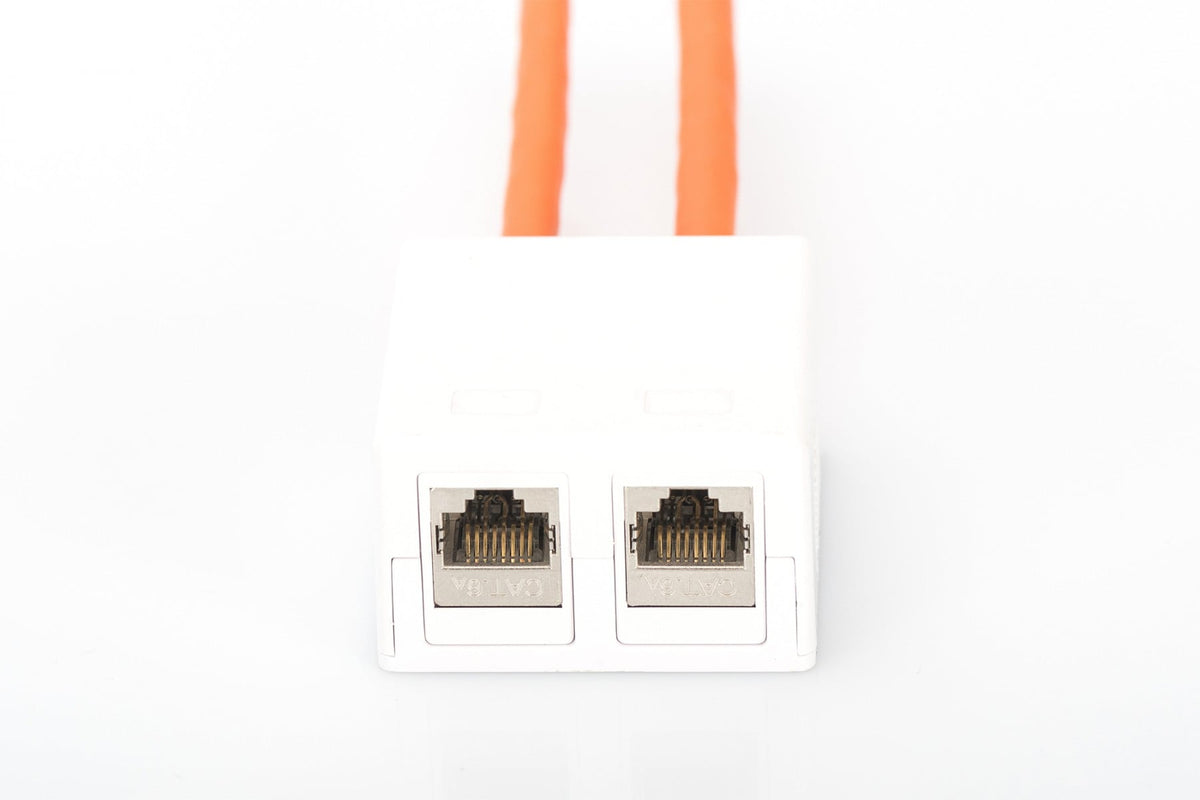 Digitus AT-AG 302A-WH boitier de prise de courant RJ-45 Blanc