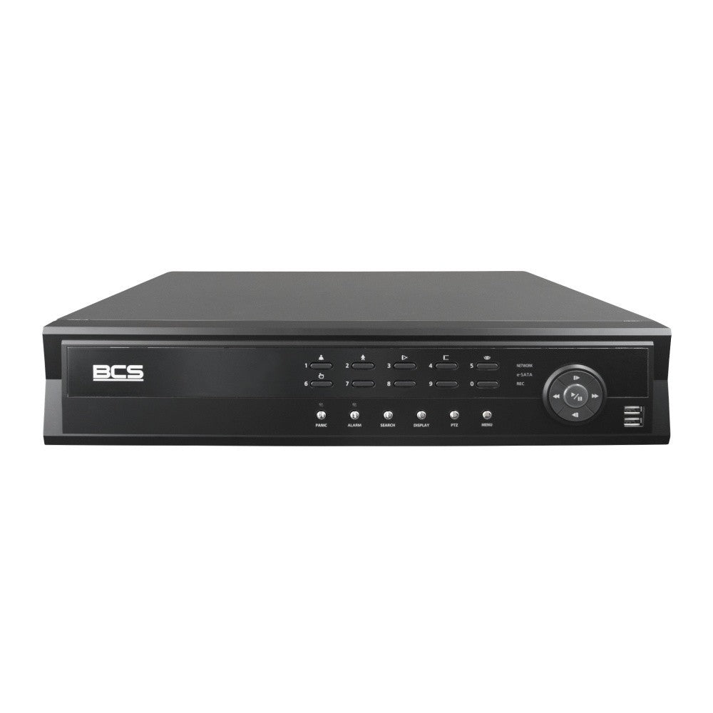 BCS BCS-U-NVR3206-A-4K-16P(8To) Enregistreur IP 32 canaux avec disque dur de 8 To et commutateur PoE 16 ports 120W