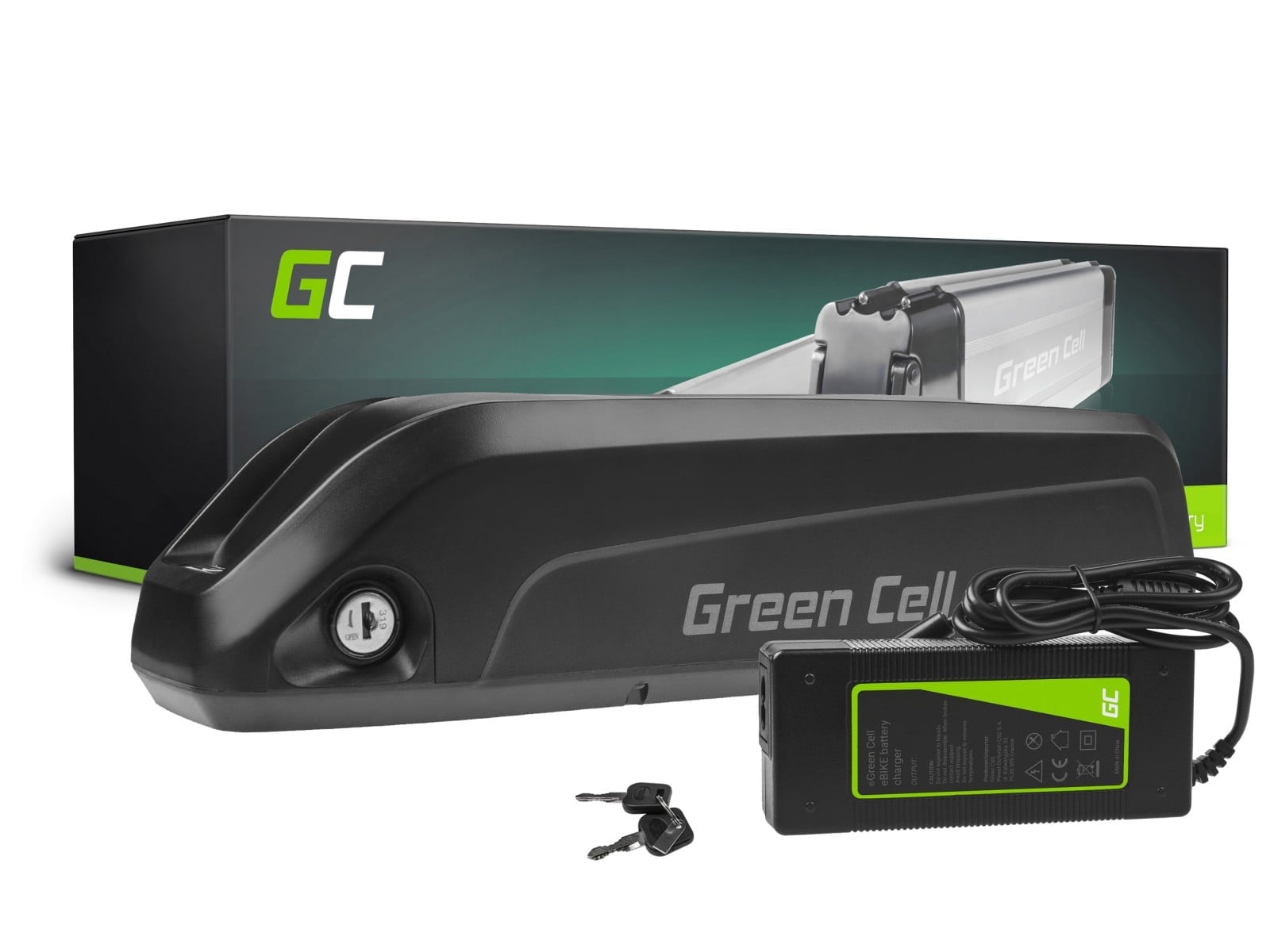 Green Cell EBIKE70STD Batterie 10.4Ah (374Wh) pour vélo électrique E-Bike 36V