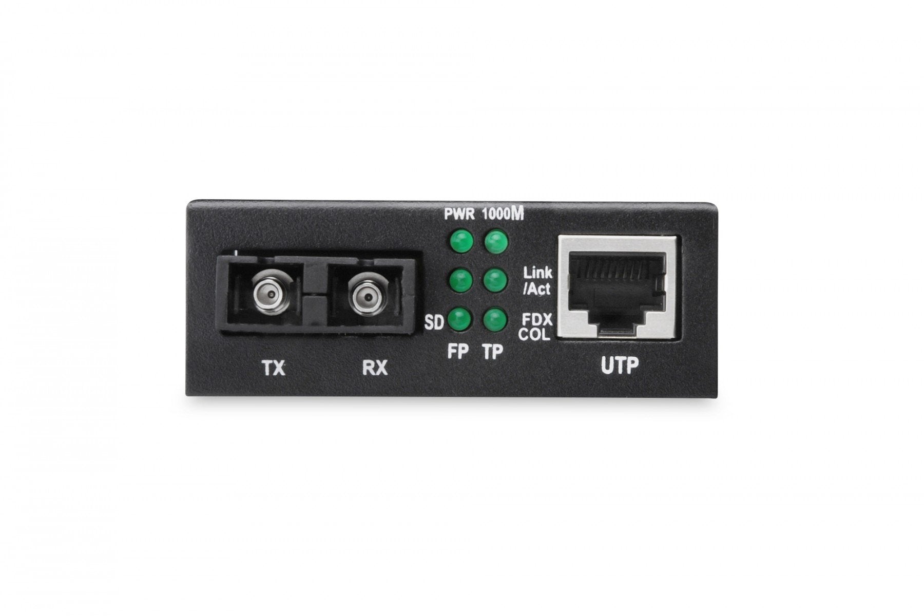 Digitus DN-82121-1 convertisseur de support réseau 1000 Mbit/s 1310 nm Monomode Noir