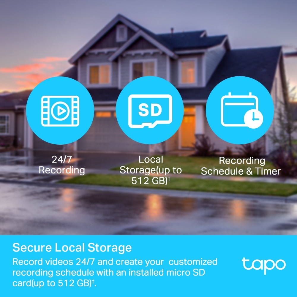 TP-LINK Outdoor Pan/Tilt Security WiFi Camera
