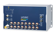 PLANET ITS-6326-16P2TB-WV commutateur réseau Géré L3 Aluminium, Bleu