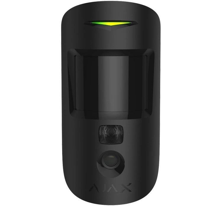 Ajax Systems 38173.58.BL1 Systeme d'alarme sans fil ensemble StarterKit Cam (Hub2+capteur de mouvement Cam+capteur magnétique+télécommande) noir