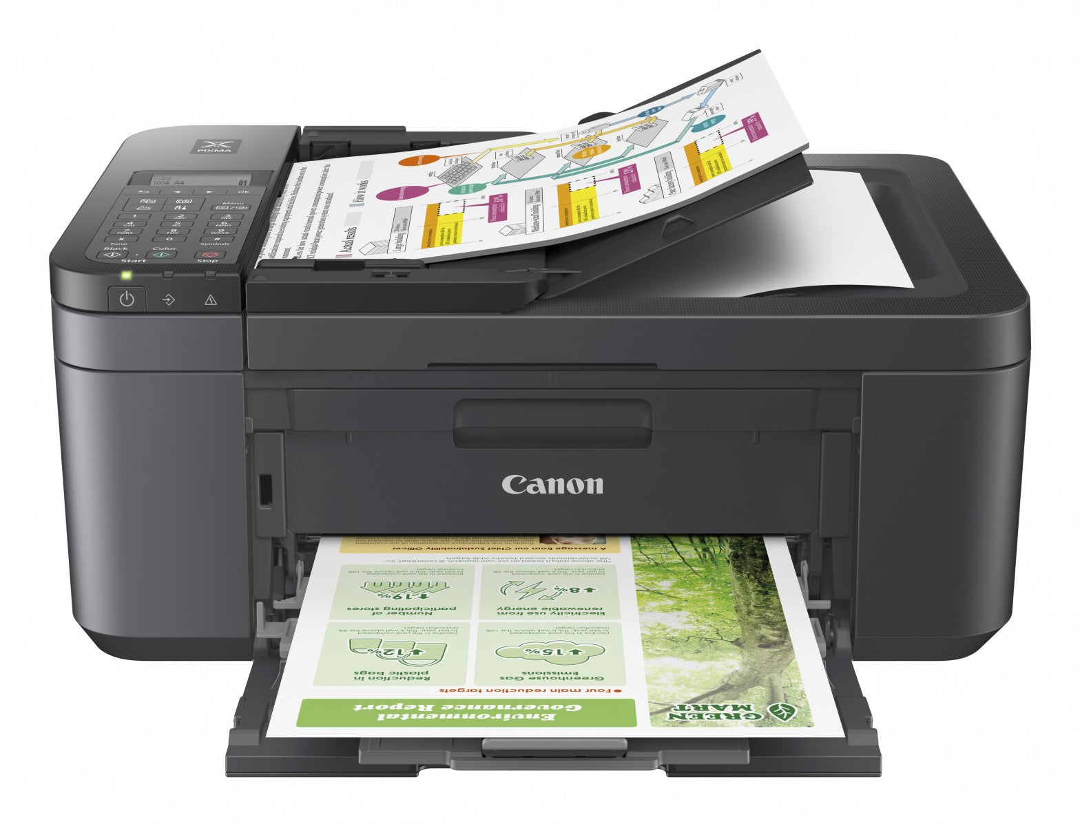 CANON PIXMA TR4755i MFP colour inkjet A4 6.4ppm Copy 8.8ipm Print 100sheets USB Wi-Fi Black