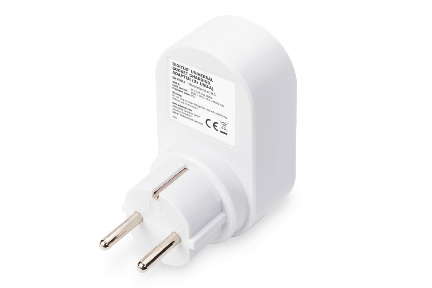 Digitus DA-70617 chargeur d'appareils mobiles Gris, Blanc Secteur Intérieure