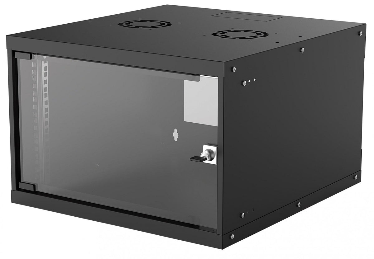 Intellinet 714785 Armoire murale 6U 54/56 noire plate