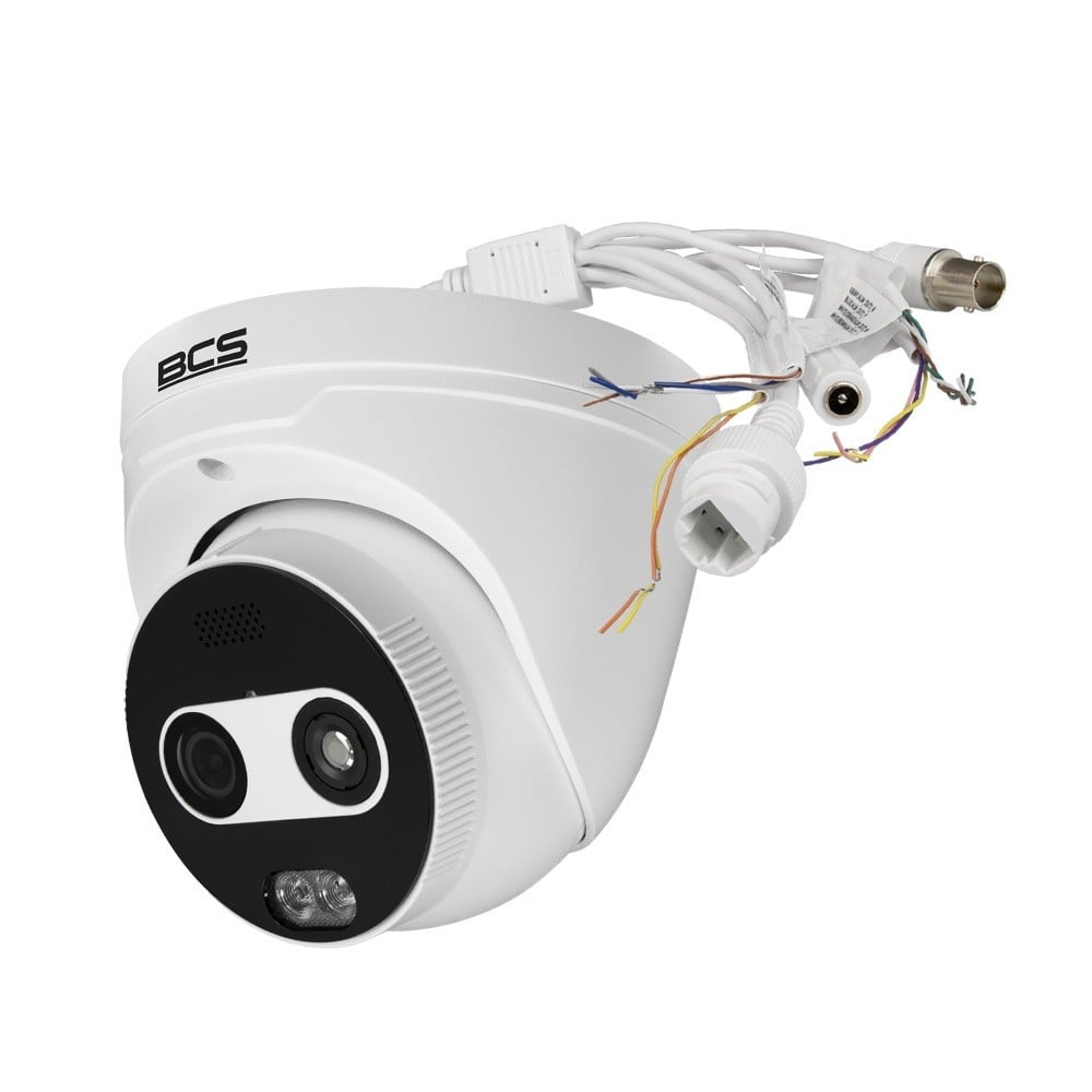 BCS BCS-P-EIP242FSR3-THT-AI1(0202) Caméra IP dôme thermique avec détection d'incendie et alarme