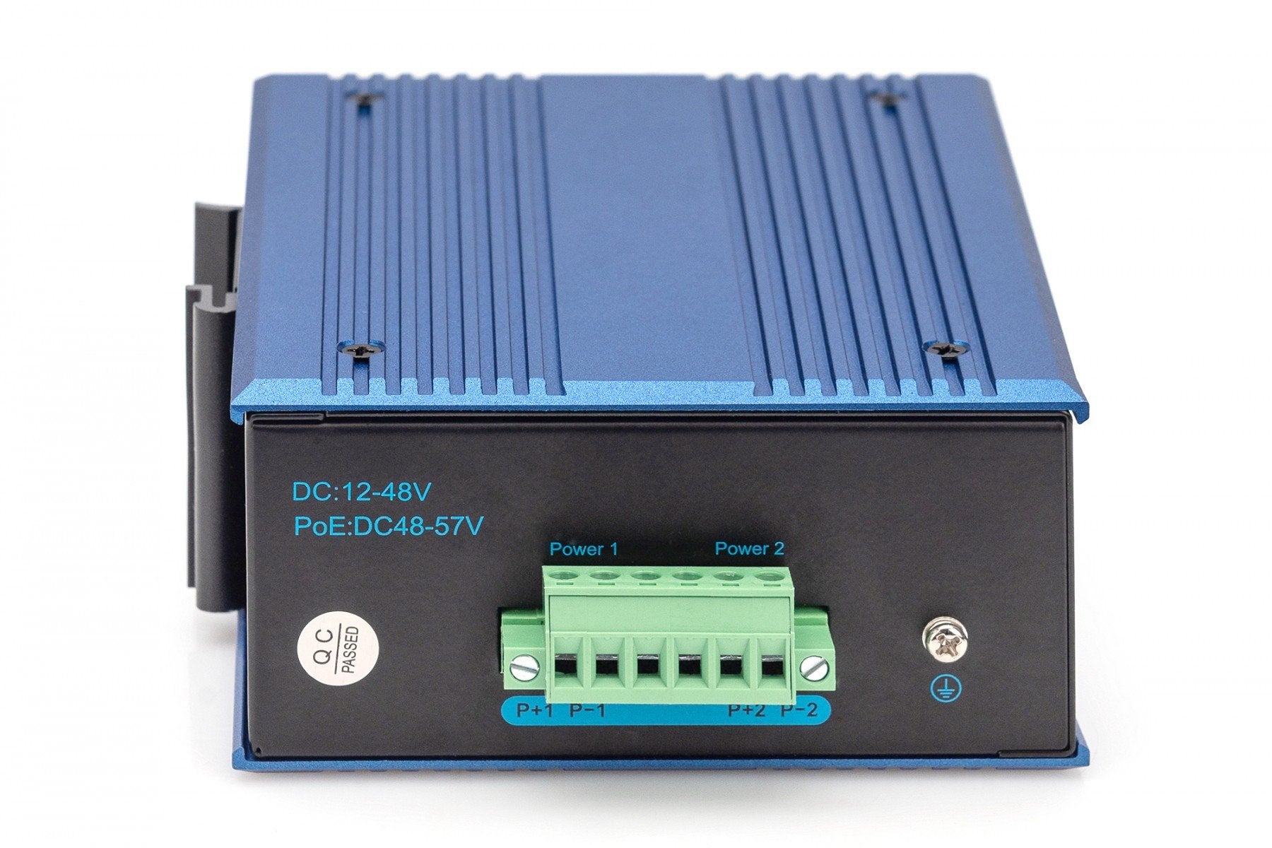 Digitus DN-651149 commutateur réseau Non-géré Gigabit Ethernet (10/100/1000) Connexion Ethernet, supportant l'alimentation via ce port (PoE) Noir, Bleu