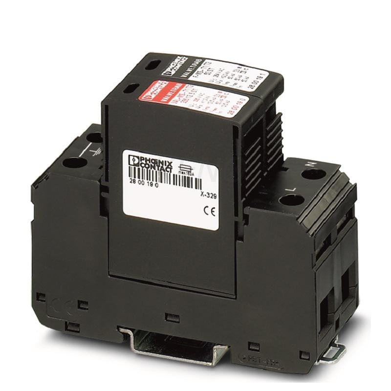Limiter de chirurgie AC Type 1 + 2, 1-Fase, Phoenix, Val-MS-T1 / T2 335/12.5/1 + 1 Protection