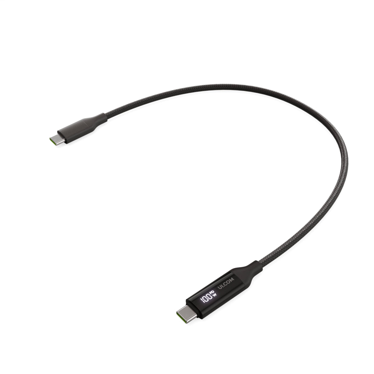 Ubiquiti UACC-Cable-USB-100W-2M-BK câble USB USB C Noir, Gris