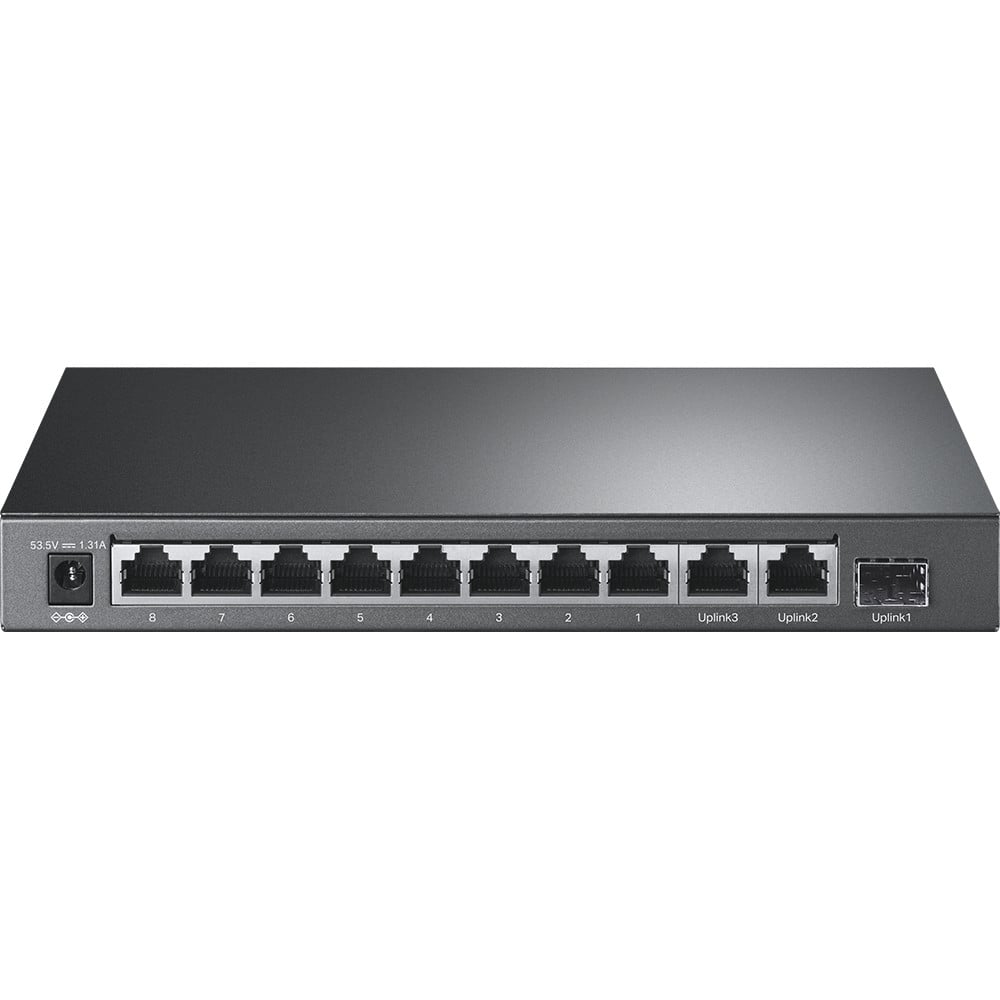 TP-Link TL-SL1311P commutateur réseau Fast Ethernet (10/100) Connexion Ethernet, supportant l'alimentation via ce port (PoE) Noir