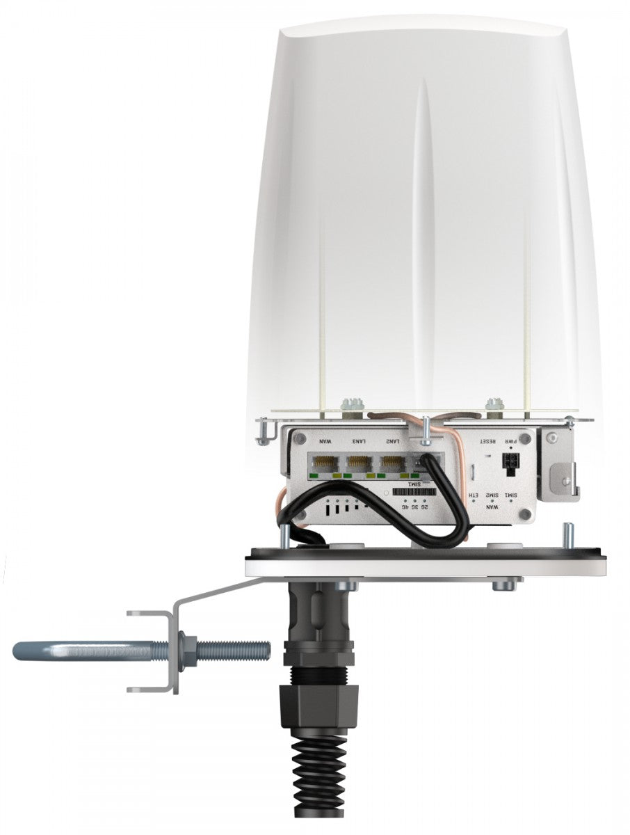 QuWireless AX09S Antenne Omni-Directionnelle 4 dBi Gain 0.694-2.7 GHz
