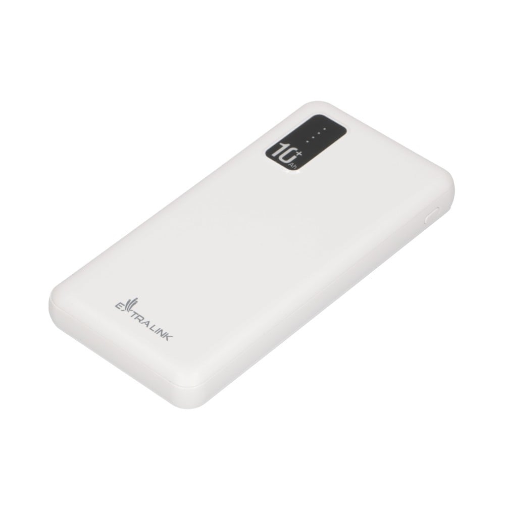 Extralink EX.19638 banque d'alimentation électrique Lithium Polymere (LiPo) 10000 mAh Blanc