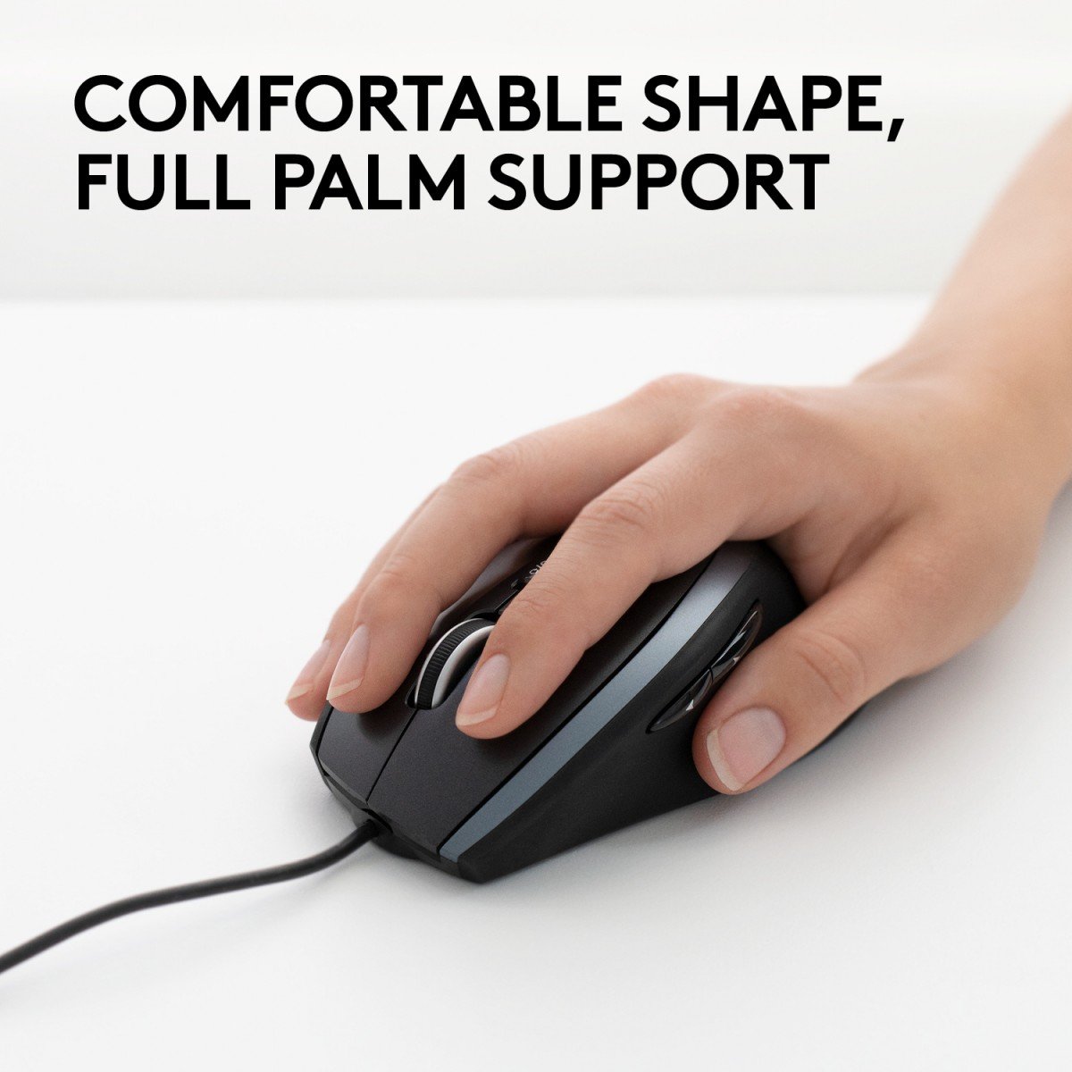 Logitech Corded Mouse M500 souris Bureau Droitier USB Type-A Laser 1000 DPI