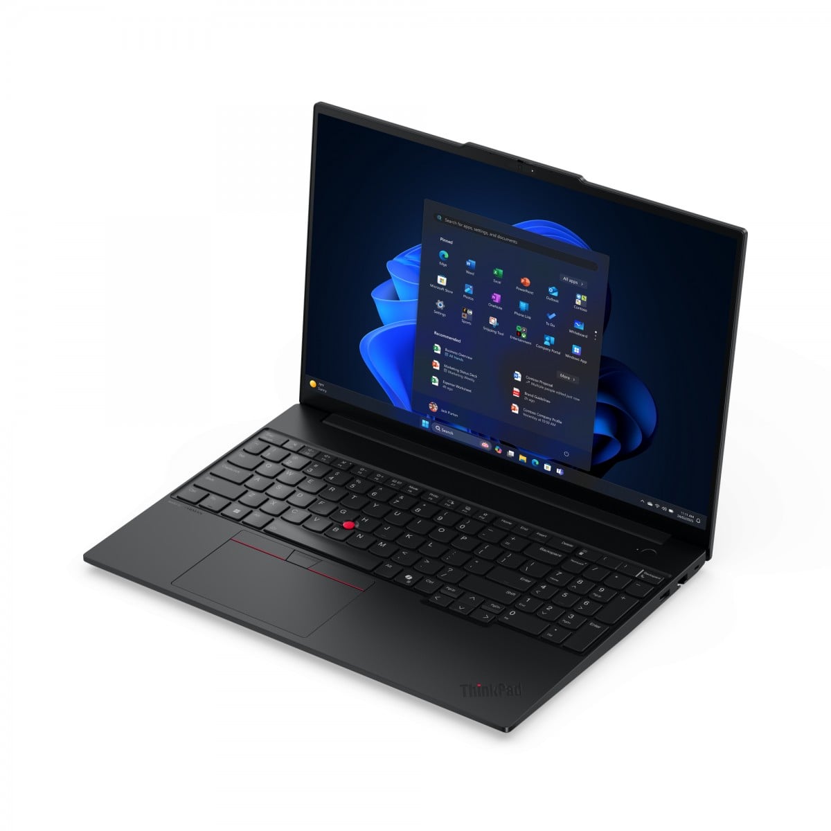 "Lenovo ThinkPad E16 Gen 3 (AMD) AMD Ryzen™ 5 220 Ordinateur portable 40,6 cm (16"") WUXGA 16 Go DDR5-SDRAM 512 Go SSD Wi-Fi 6E (802.11ax) Windows 11 Pro Espagnol"