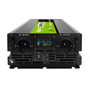 Green Cell Przetwornica napicia PowerInverter LCD 24 V 3000W/60000W Przetwornica samochodowa z wywietlaczem - czysty sinus adaptateur de puissance & onduleur Au
