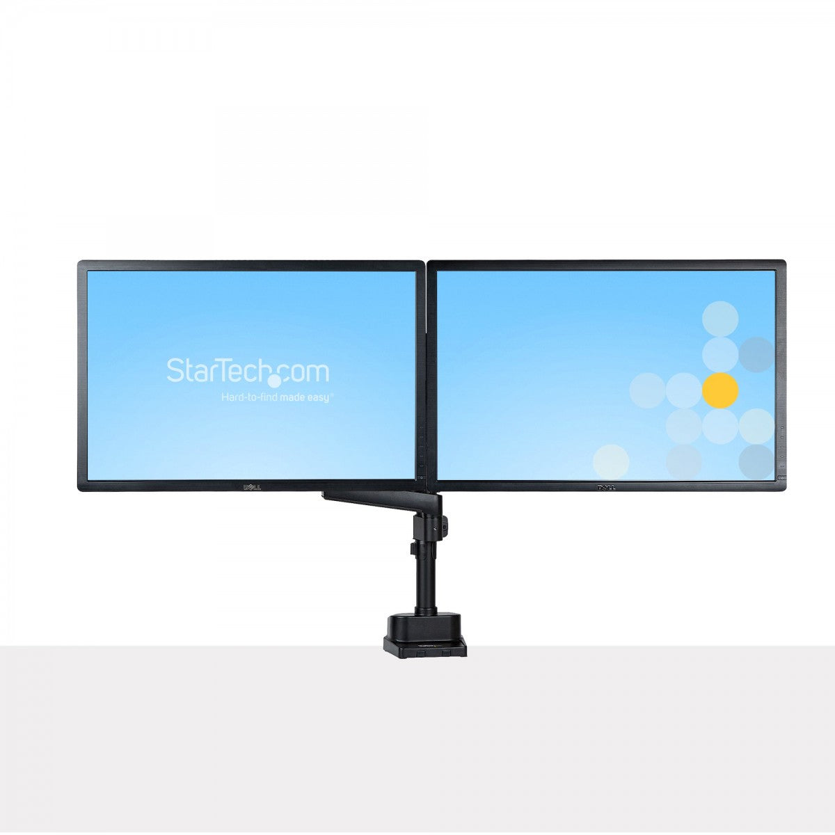 Desk Mount Dual Monitor Arm - 32in VESA