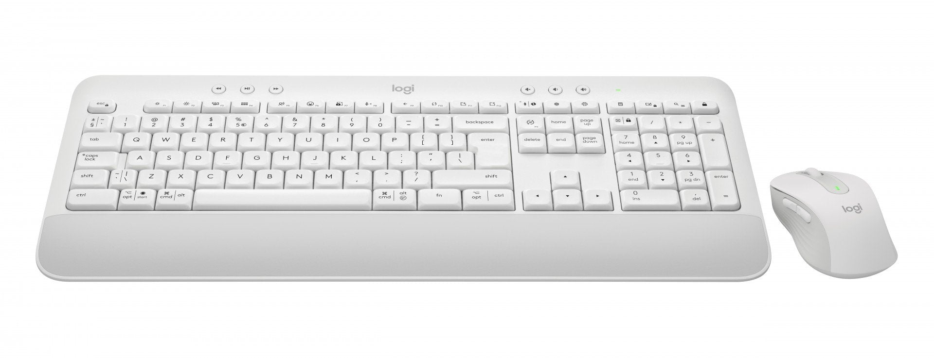 Logitech Signature MK650 Combo for Business clavier Souris incluse Bureau Bluetooth QWERTZ Allemand Blanc