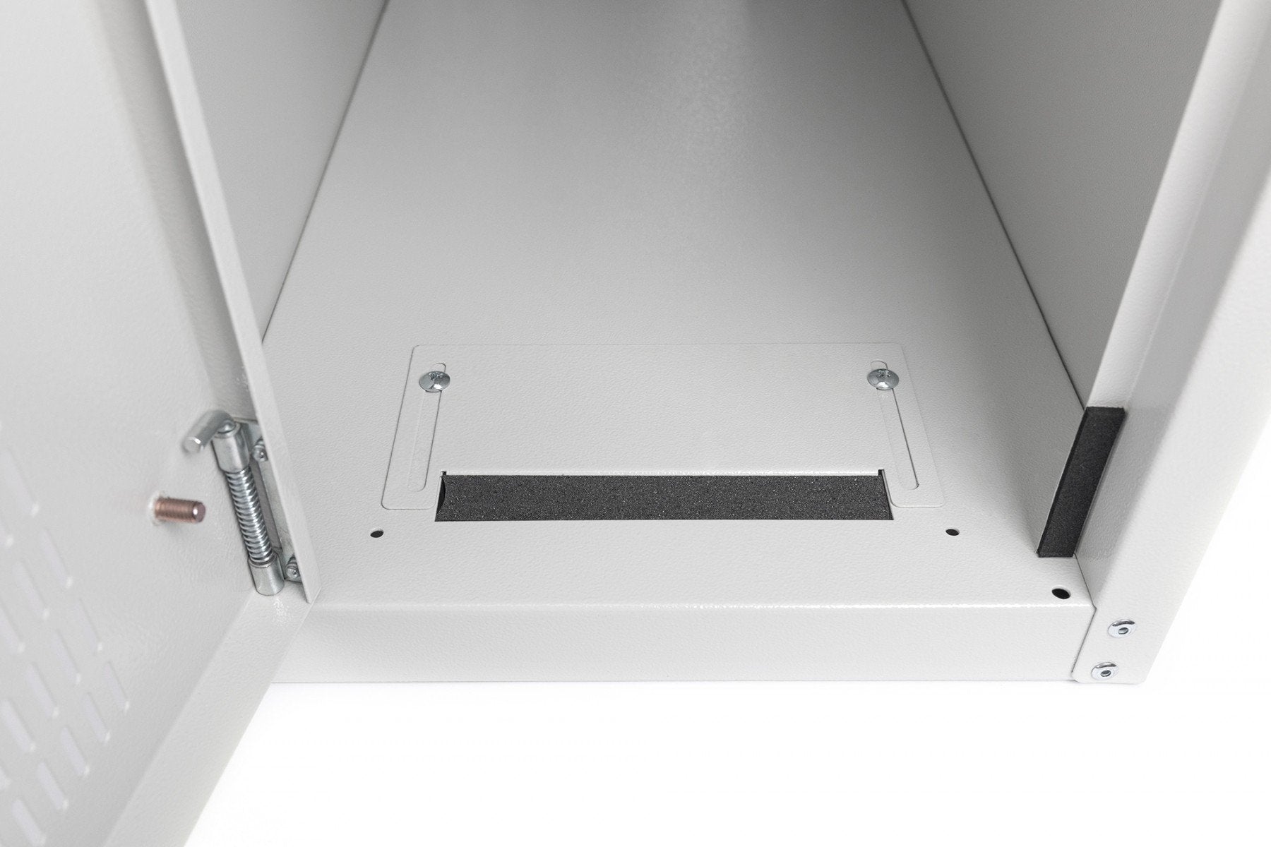 Digitus Boîtier d'ordinateur avec panneau en verre, roulant, verrouillable avec fentes d'aération