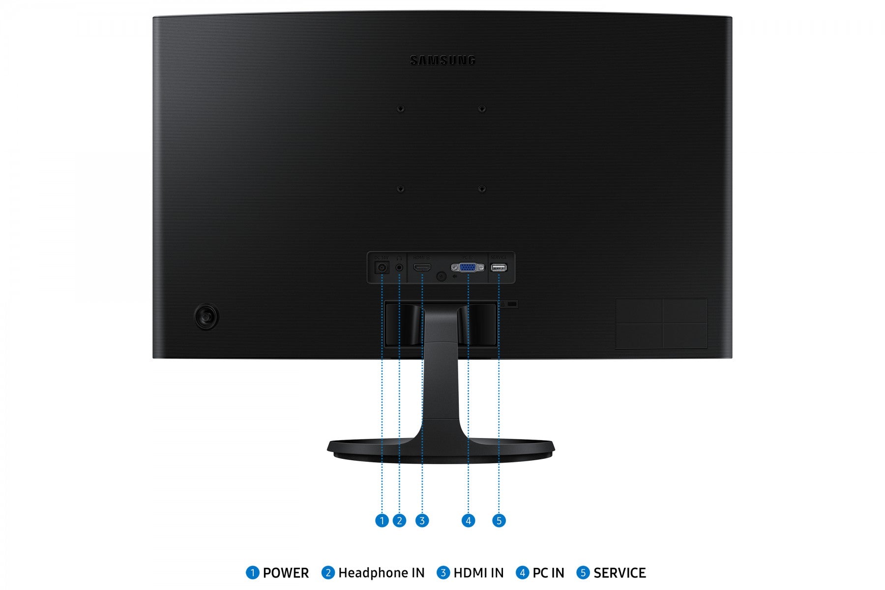 "Samsung S36GD écran plat de PC 61 cm (24"") 1920 x 1080 pixels Full HD LCD Noir"