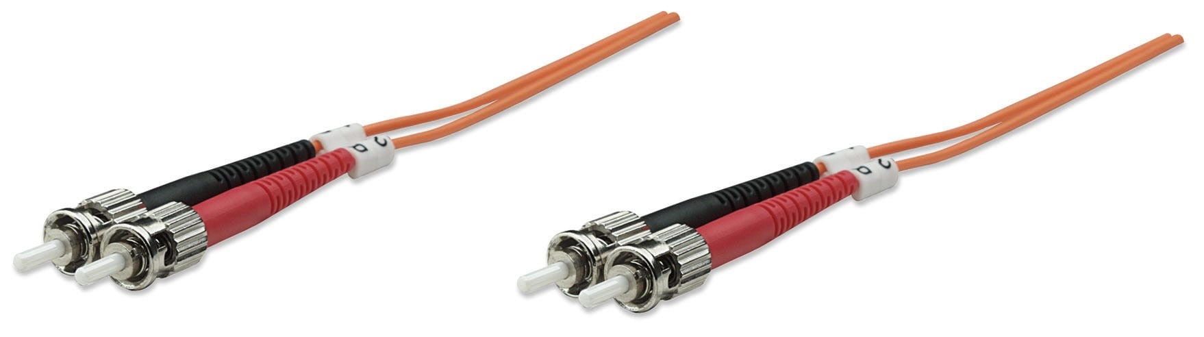 Intellinet 1m ST/ST câble de fibre optique OM1 Orange