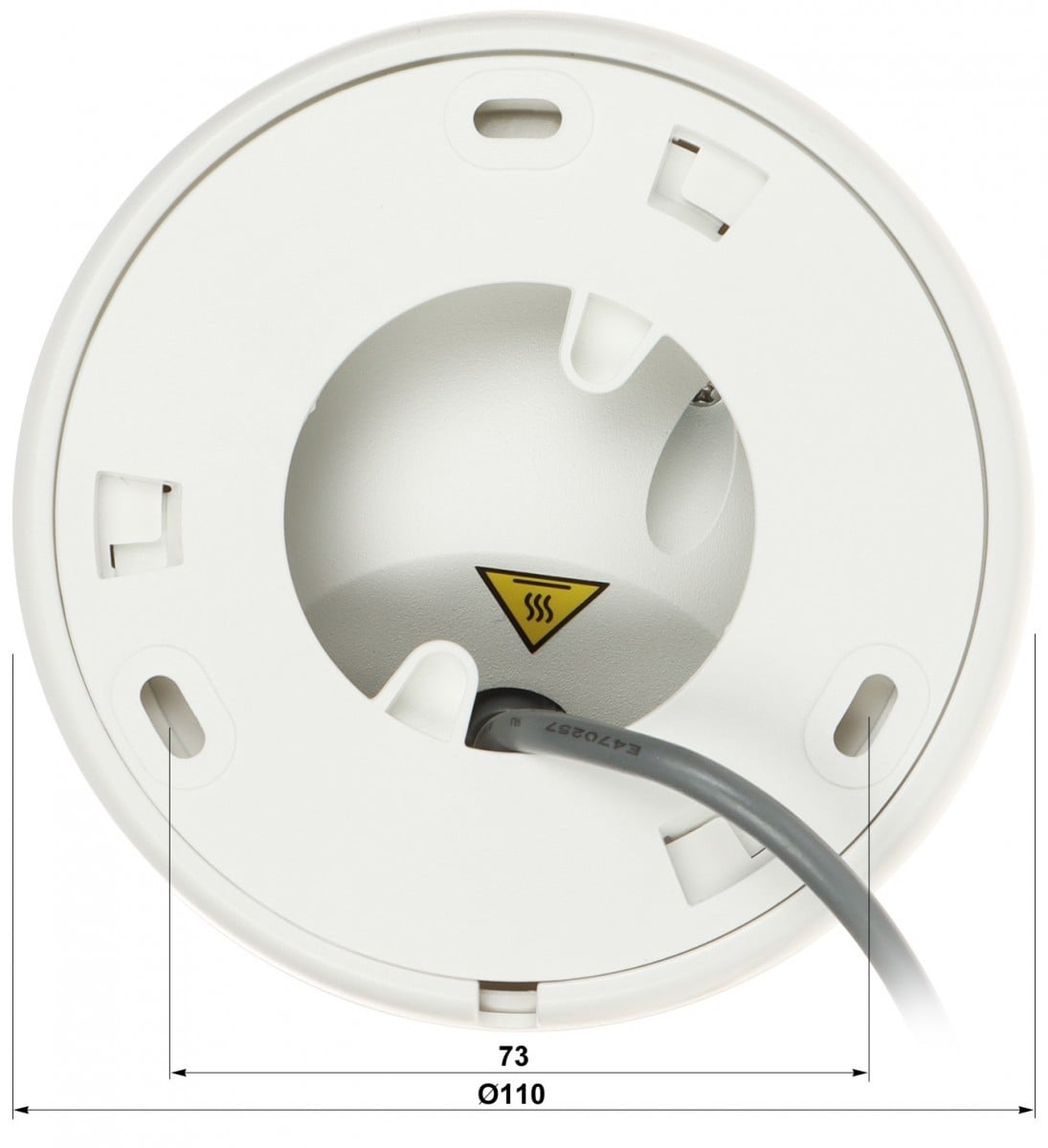 Hikvision DS-2CE72KF3T-LE(2.8mm) Caméra Turret Fixe 3K ColorVu a Double Éclairage PoC
