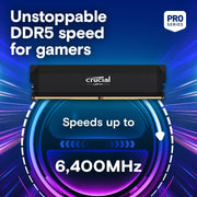 Crucial Pro OC 64GB Kit2 DDR5-6400 U Blk