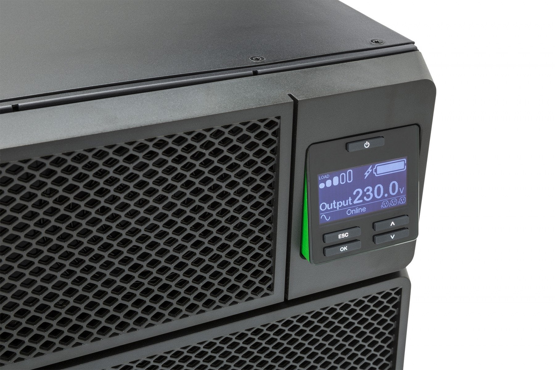 APC Smart-UPS SRT 6000VA RM UPS rack-mountable AC 230V 6000Watt 6000VA Ethernet 10/100 USB output connectors 13 4U Black