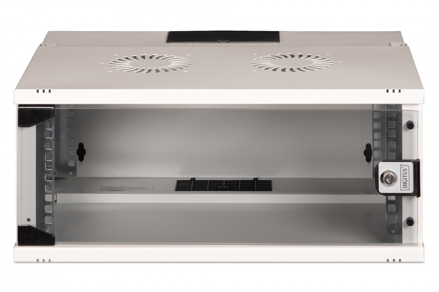 "Armoire réseau murale 19"" 4U, SOHO PRO 240 x 540 x 400 mm, porte en verre, gris, non assemblée, 60 kg"