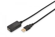 Digitus DA-70130-4 câble USB 5 m USB A 0,48 Gbit/s Noir