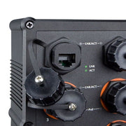 PLANET IGS-604HPT-RJ commutateur réseau Géré L2+ Gigabit Ethernet (10/100/1000) Connexion Ethernet, supportant l'alimentation via ce port (PoE) Noir