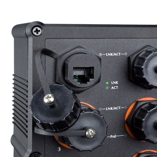 PLANET IGS-604HPT-RJ commutateur réseau Géré L2+ Gigabit Ethernet (10/100/1000) Connexion Ethernet, supportant l'alimentation via ce port (PoE) Noir