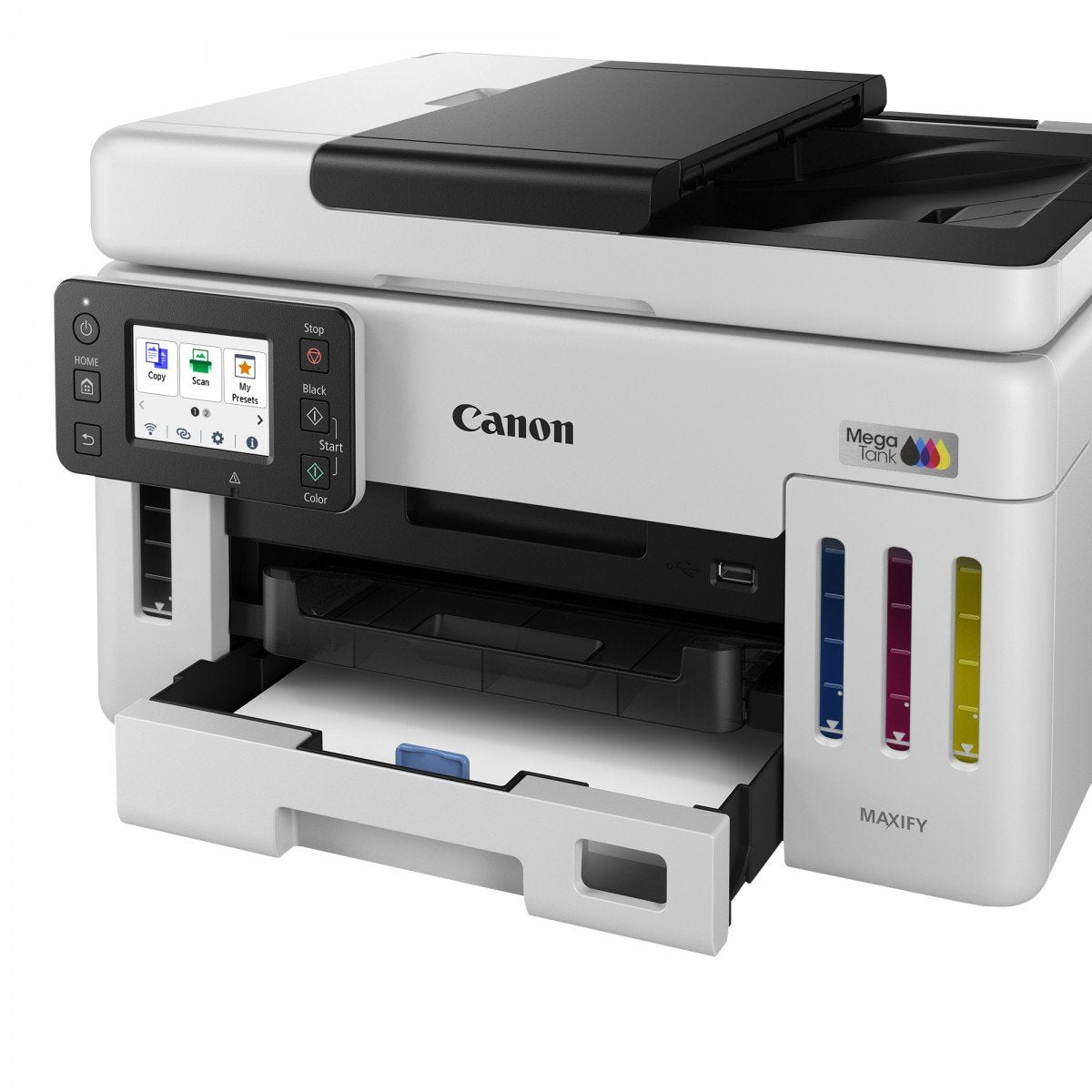 CANON MAXIFY GX6150 MegaTank MFP colour inkjet CISS Legal 216x356mm A4 24ipm Print 350sheets USB Wi-Fi LAN
