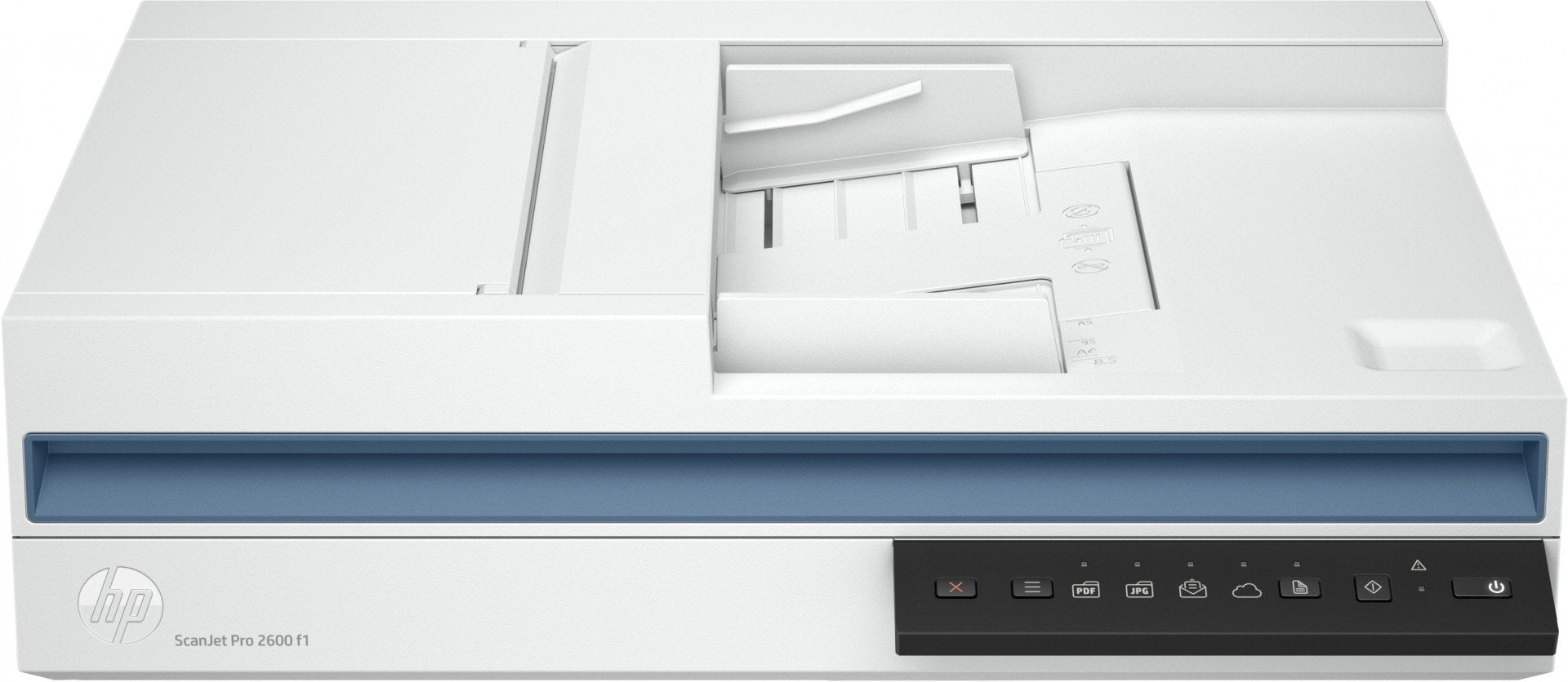 HP Scanjet Pro 2600 f1 Document scanner CMOS CIS Duplex A4 1200dpix1200dpi 25ppm mono 25ppm colour ADF 60sheets 1500scans USB