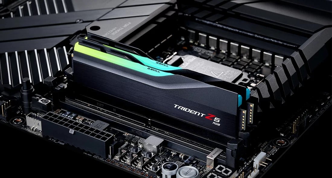 G.Skill Trident Z5 RGB F5-6000J2836G32GX2-TZ5RK module de mémoire 64 Go 2 x 32 Go DDR5 4800 MT/s