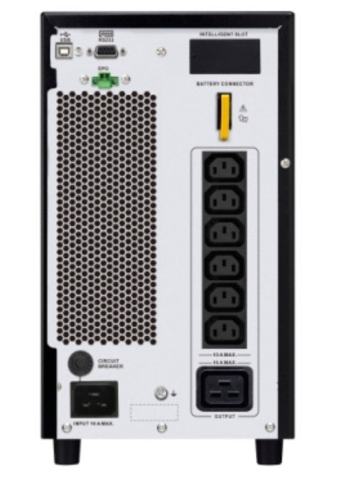 APC Easy UPS On-Line UPS tower AC 220/230/240V 2700Watt 3000VA 1-phase lead acid USB serial oc 7 PFC Europe BK RAL 7010