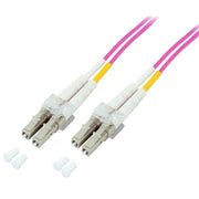 Techly ILWL D5-LCLC-100/OM4 Câble de fibre optique OM4 50/125 MM LC-LC Duplex 10m