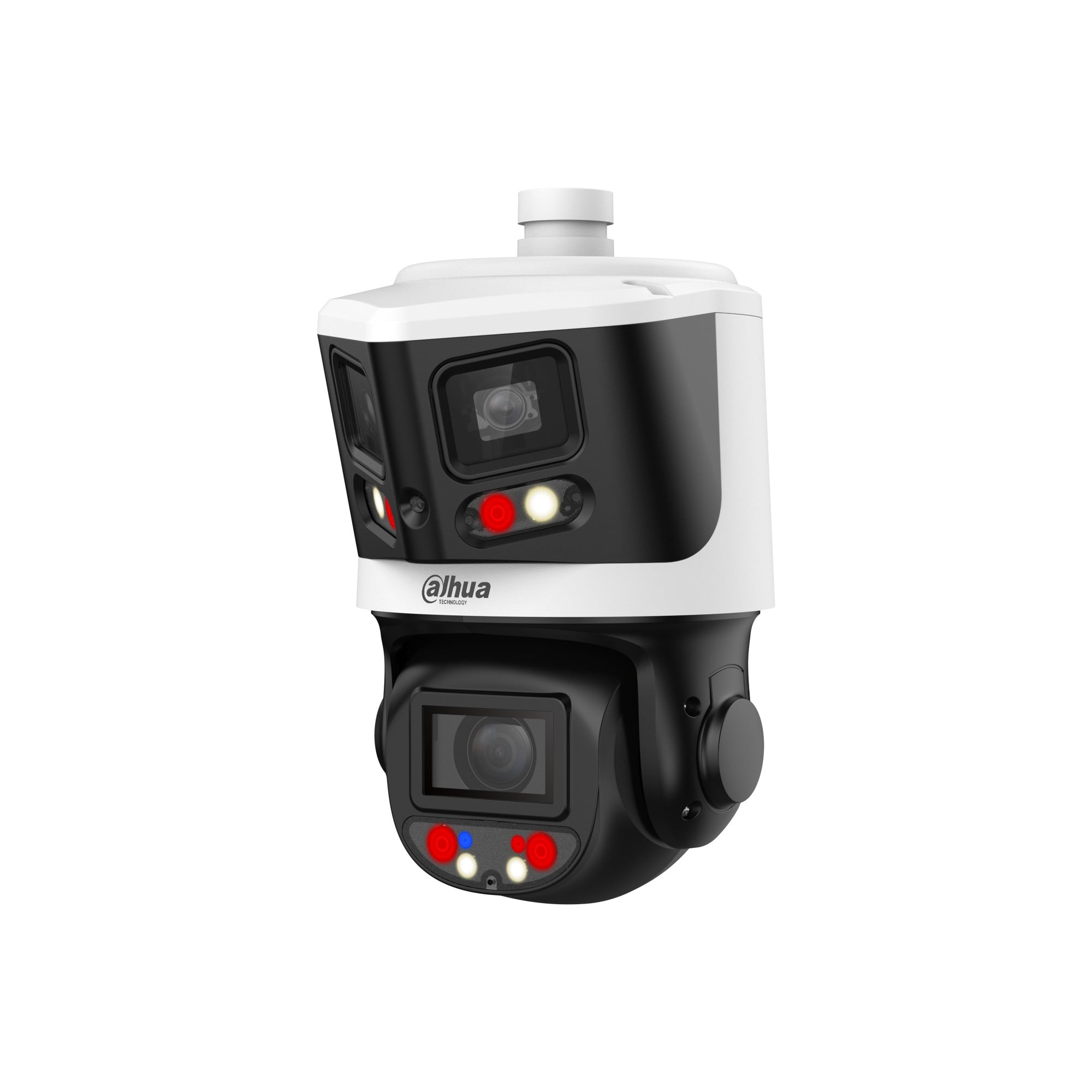 Dahua SDT3E410-8P-MB-A-PV1 Caméra panoramique et PTZ 8MP+4MP 10x Starlight TiOC, réseau