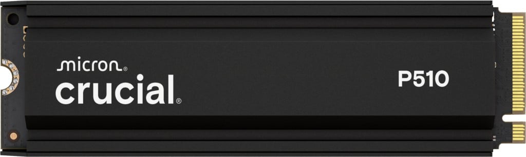 Crucial P510 1TB NVMe SSD w/heatsink