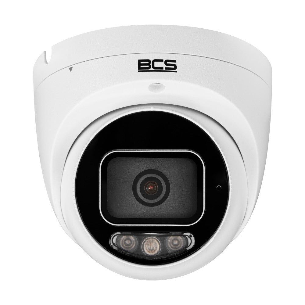 BCS BCS-P-EIP28FSR3L3-Ai2(2) Caméra dôme IP 8MP avec fonctionnalités intelligentes et technologie NightColor