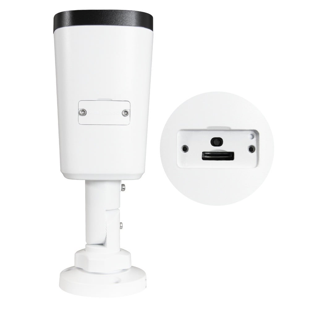 BCS BCS-P-TIP28FCL3-Ai1 Caméra tubulaire IP 8MP avec technologie NightColor et boîtier IP67