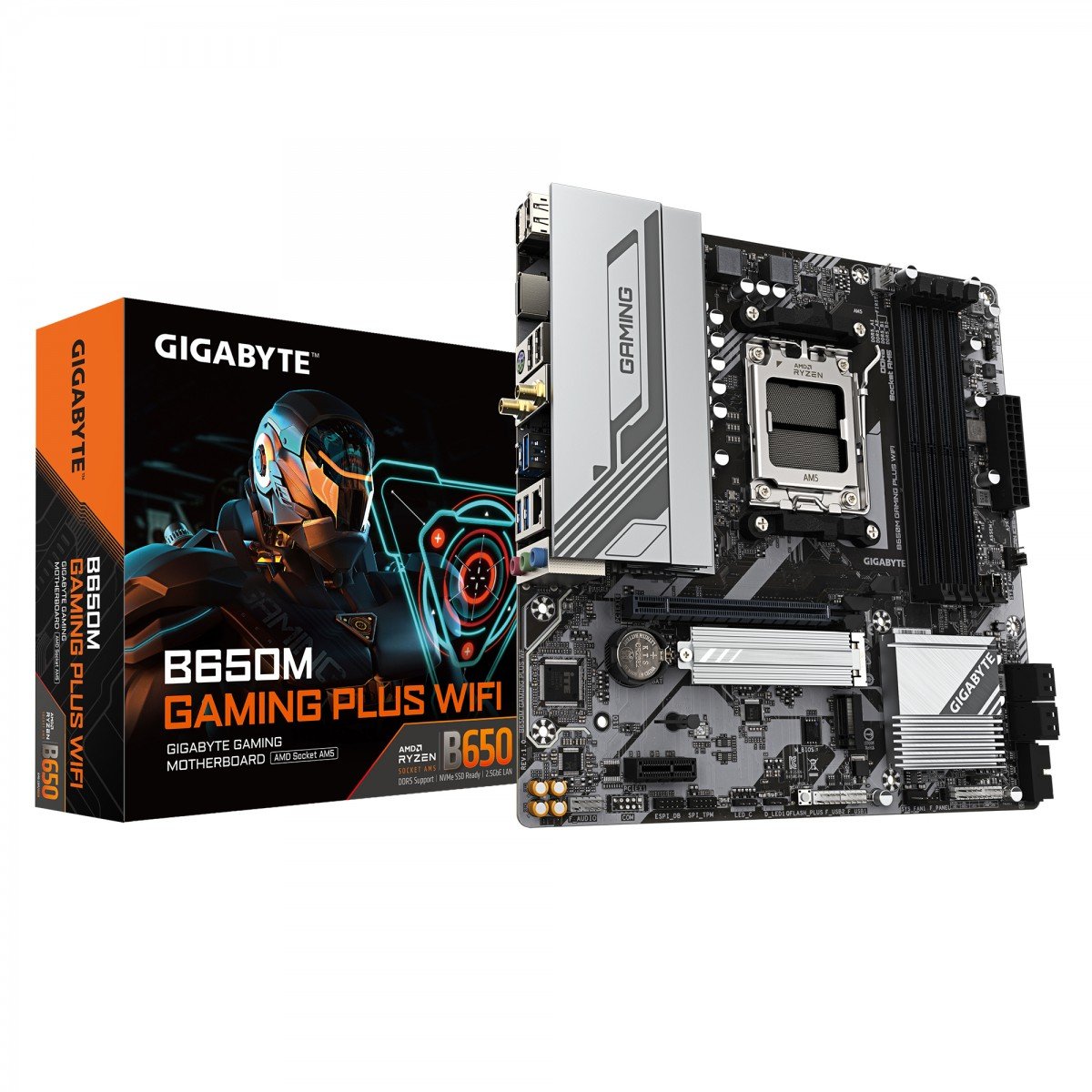 GIGABYTE B650M GAMING PLUS WIFI AMD B650 Emplacement AM5 micro ATX