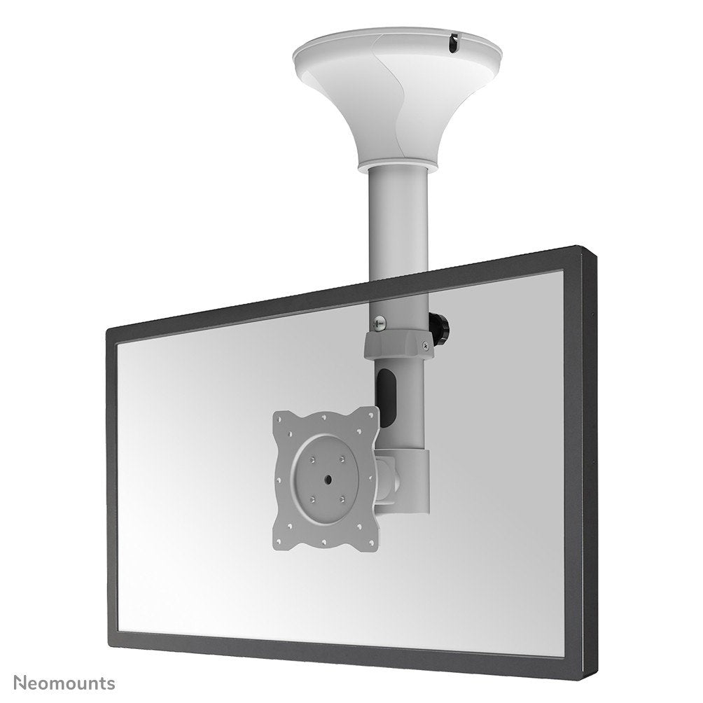 NEOMOUNTS FPMA-C025SILVER Support de plafond pour écran de 10-30p - h 37-47 cm - inclinable